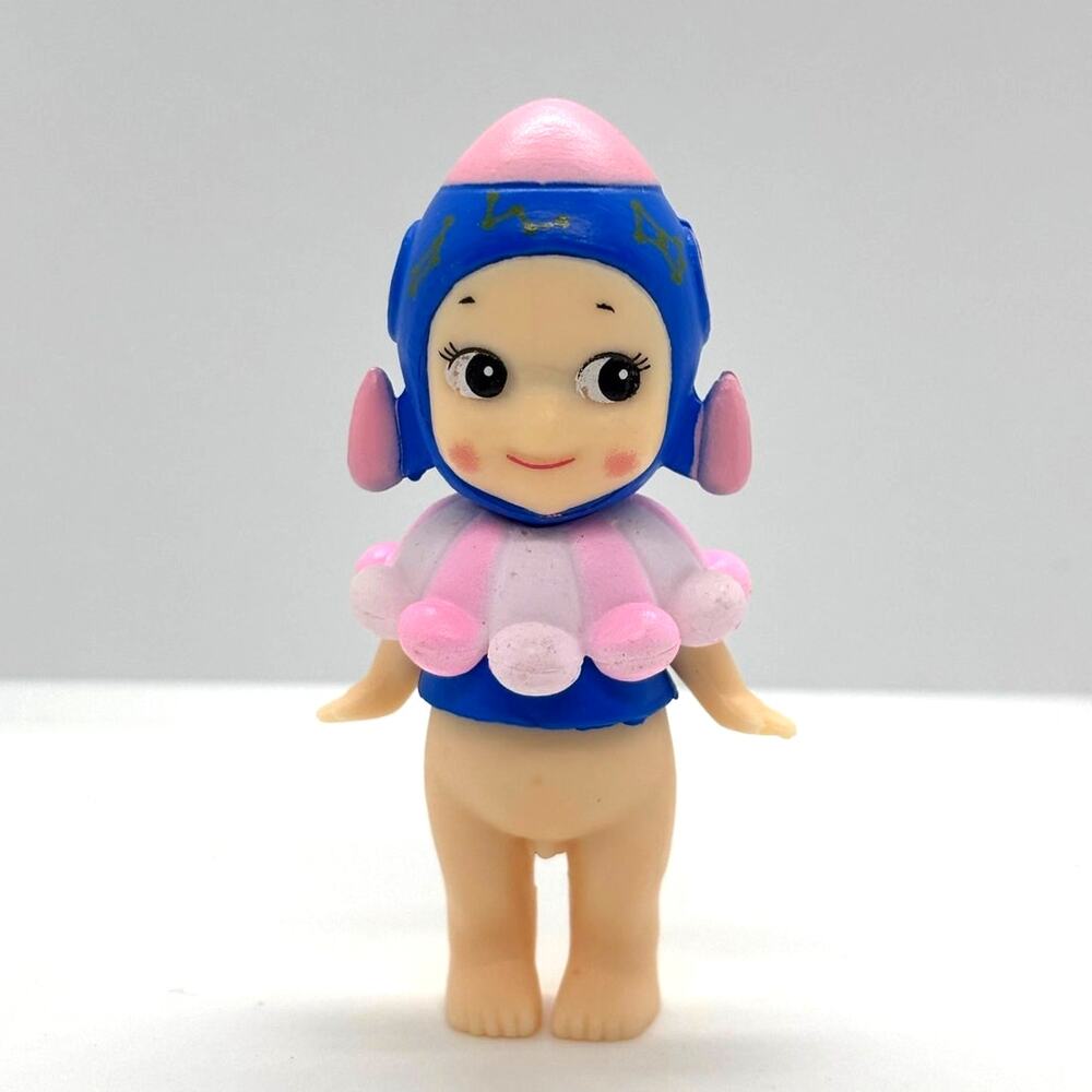 New Unbranded Kewpie/Angel Mini Figure, Rocket Costume, Open Blind Box